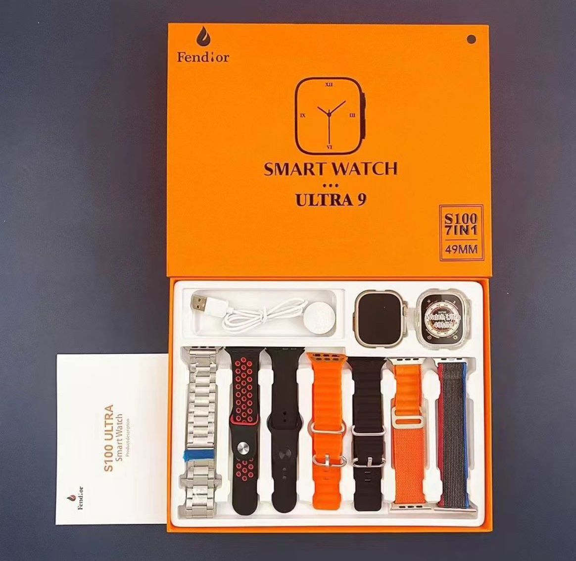 Fendior Ultra 9 S100 okosóra-szett, 7 az 1-ben (49 mm)