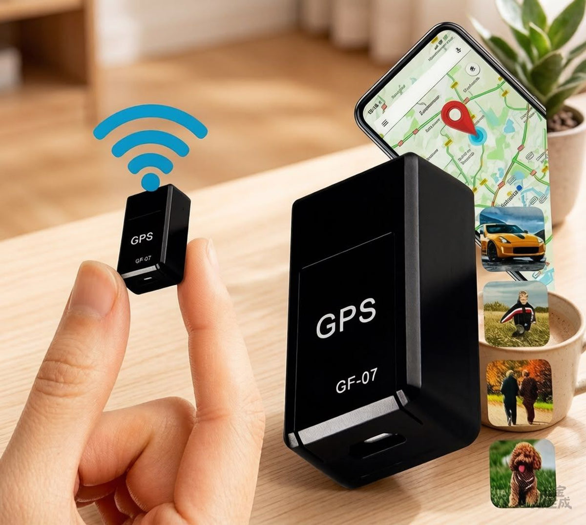 GF-07 Mini mágneses GPS nyomkövető