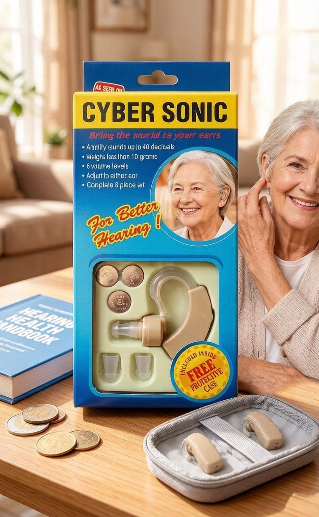 Cyber Sonic fül mögötti hangerősítő