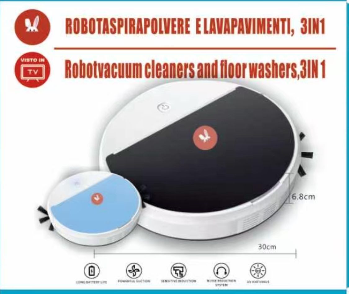3 az 1-ben robotporszívó és felmosó szenzoros navigációval