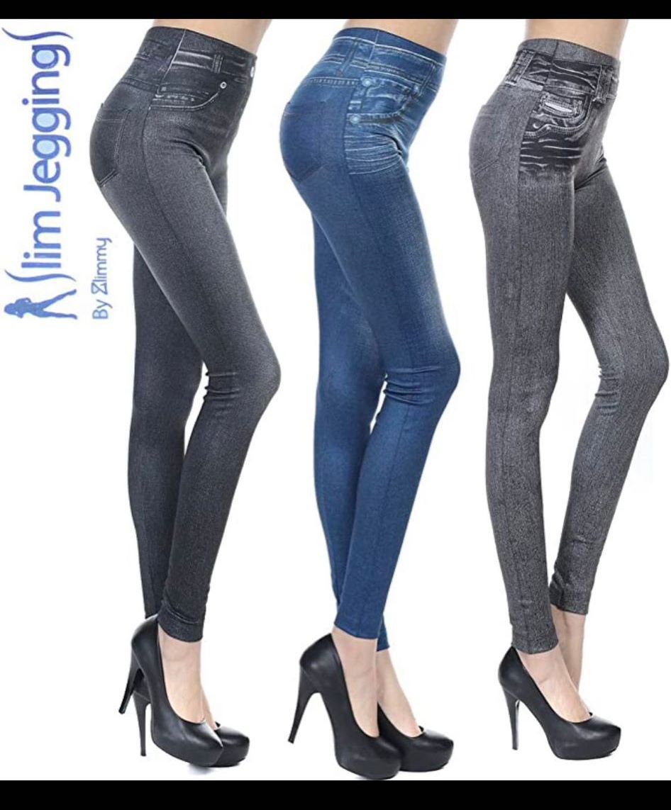 Slim Jeggings farmerhatású rugalmas leggings