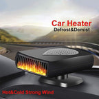 Hordozható autófűtés és jégtelenítő ventilátor (meleg és hideg)